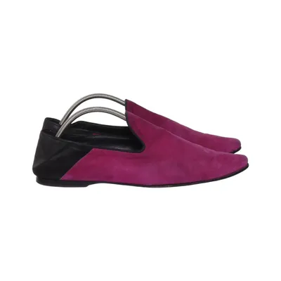 Ballerines (Rose, Noir) de Haider Ackermann Cuir