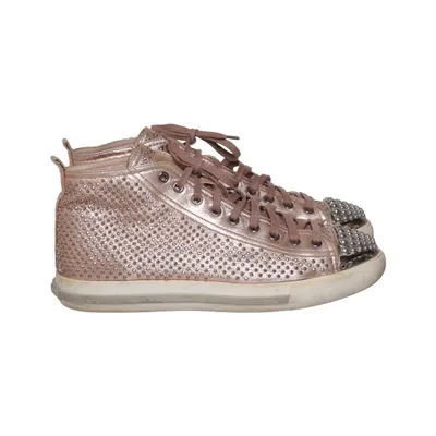 Sneakers (Roze) van Miu Miu Leer
