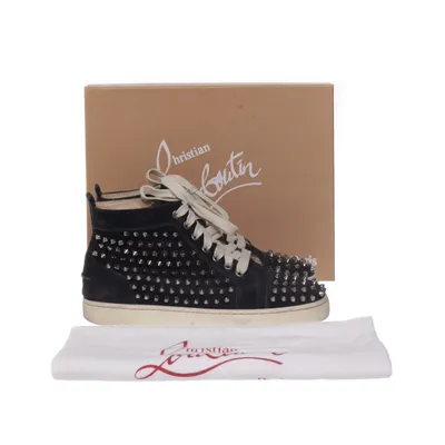 Tygskor (Svart, Silverfärgad) från Christian Louboutin