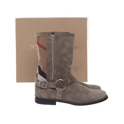 Boots (Gray) from Burberry Suede