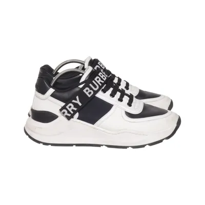 Sneakers (Zwart, Wit) van Burberry Leer
