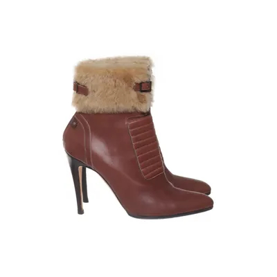 Heeled boots (Brown, Beige) from Manolo Blahnik