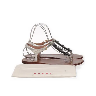 Sandaler (Silverfärgad) från Marni Skinn
