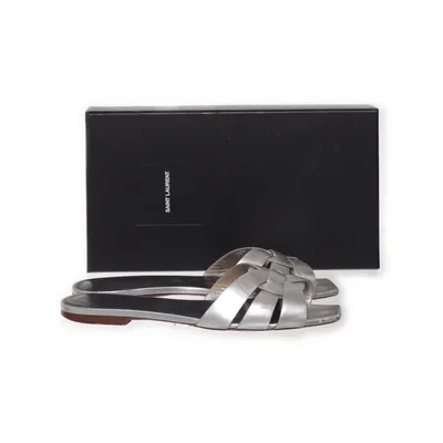 Slip-ins (Silverfärgad) från Saint Laurent Skinn