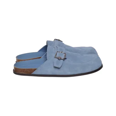 Mules (Bleu) de Jimmy Choo Cuir