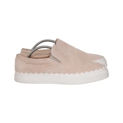 Chaussures d'été en toile (Beige) de Chloé Cuir