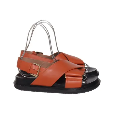 Sandals (Orange, Black) from Marni