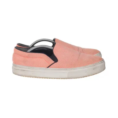 Slip-ons (Orange, White) from Céline