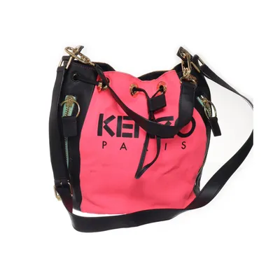 Axelremsväska (Svart, Rosa, Orange) från Kenzo Bomull, Skinn