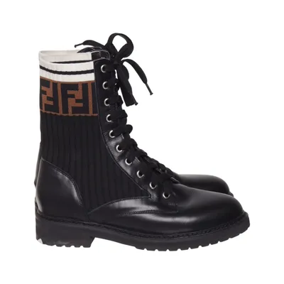 Laced boots (Rockoko) from Fendi Leather