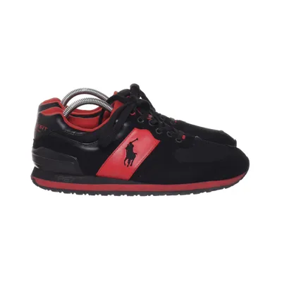 Trainingsschoenen (Zwart, Rood) van Polo Sport Ralph Lauren Imitatie suède