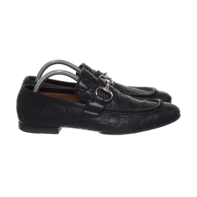 Loafers (Bruin, Goud) van Gucci Leer