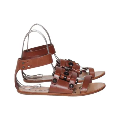 Sandales (Marron) de Lanvin Cuir