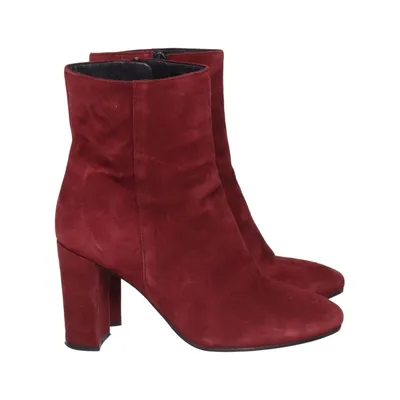 Bottes à talons (Rouge) de Jonak Cuir