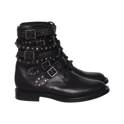 Bottes à lacets (Noir) de Saint Laurent