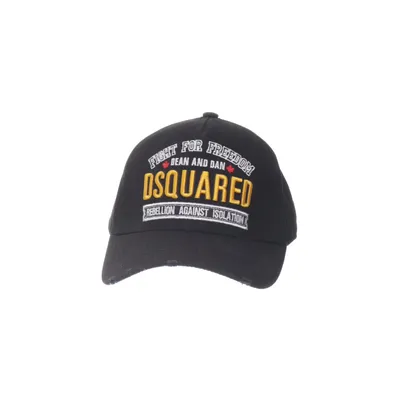 Baseball cap (Black, Multicolored) from Dsquared2 Cotton, Elastane