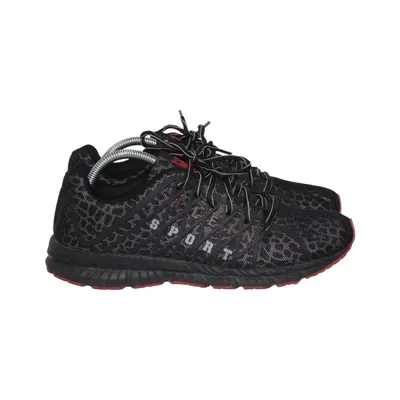 Trainingsschoenen (Zwart, Rood) van Plein Sport Imitatieleer