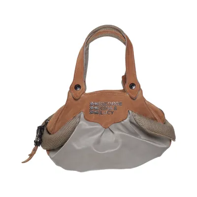 Handbag (Brown, Gray, Multicolored) from George Gina & Lucy