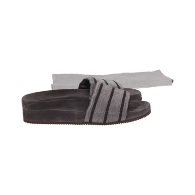 Slip-ins (Grijs, Zwart) van Brunello Cucinelli Leer