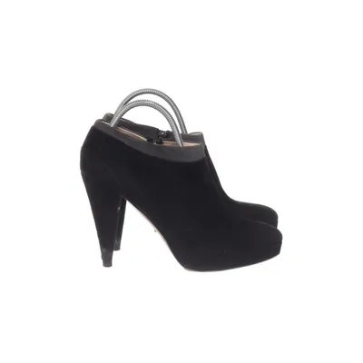 Bottes à talons (Noir) de Prada Daim