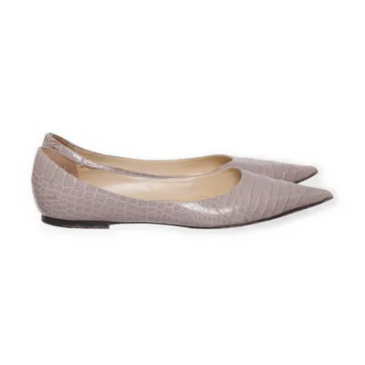 Ballet flats (Gray) from Jimmy Choo Leather