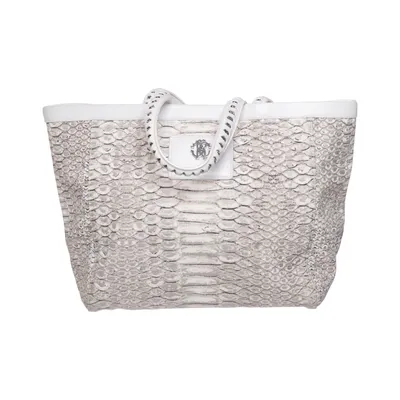 Handbag (Beige, Multicolored) from Roberto Cavalli