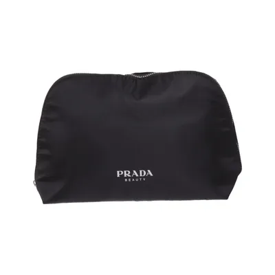 Toilet bag (Black) from Prada Beauty Cotton, Nylon, Polyester