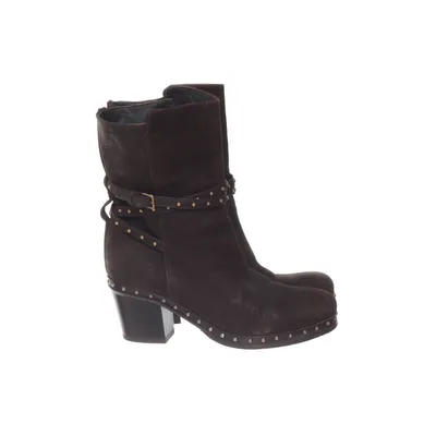 Heeled boots (Brown) from Miu Miu Suede