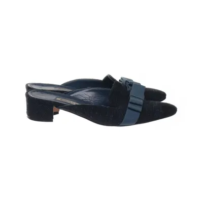 Mules (Blue) from Manolo Blahnik