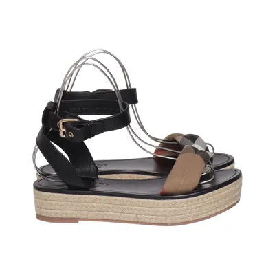 Sandalen (Zwart, Beige, Meerkleurig) van Burberry