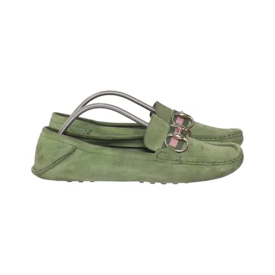 Loafers (Green) from Gucci Suede