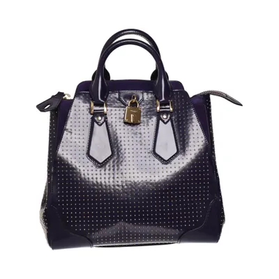 Sac à main (Violet) de Burberry Cuir