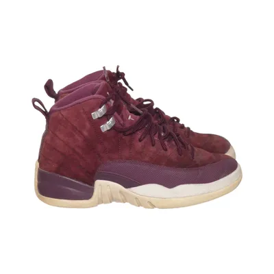 Baskets (12 Retro Bordeaux Metallic) de Jordan Cuir