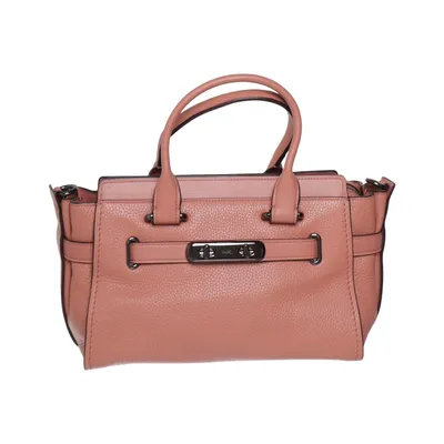 Handbag (Swagger & Antique Rose, läderväska) from Coach Leather