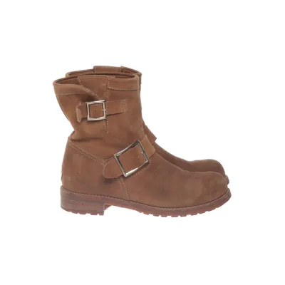 Enkellaarzen (Bruin) van Jimmy Choo Suède