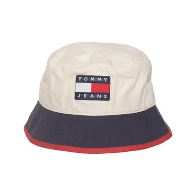 Bucket hat (Beige, Blauw, Rood) van Tommy Hilfiger Katoen