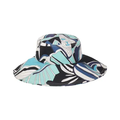 Buckethatt (Blå, Svart, Vit) från Dolce & Gabbana Bomull