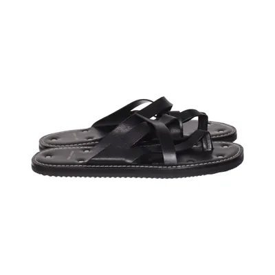 Flip-flops (Black) from Saint Laurent Leather