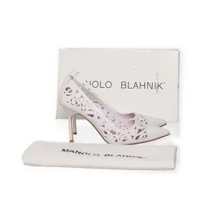 Pumps (Vit) från Manolo Blahnik