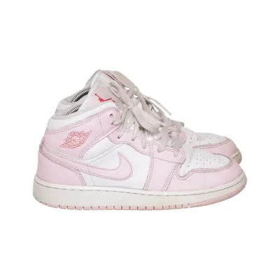 Sneakers (1 Mid) van Nike Air Jordan Leer