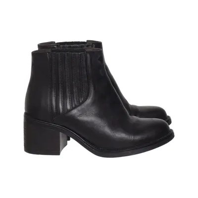 Bottes à talons (Noir) de Jonak Cuir