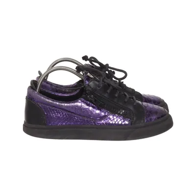 Baskets (Violet, Noir) de Giuseppe Zanotti Cuir