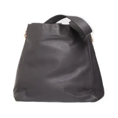 Skuldertaske (Grå) fra Jil Sander Læder