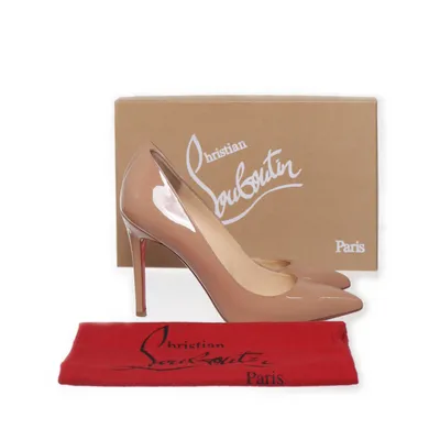 Pumps (Beige, Röd) från Christian Louboutin Skinn