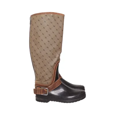 Rubber boots (Black, Beige) from Tommy Hilfiger Leather
