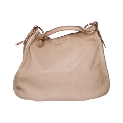 Handbag (Beige) from Prada Leather