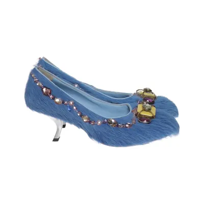 High heels (Blue, Multicolored) from Marni Leather