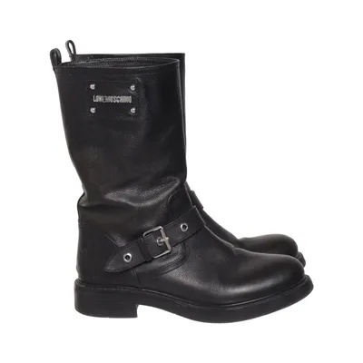 Enkellaarzen (Zwart) van Love Moschino