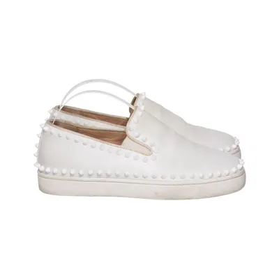 Chaussures d'été en toile (Pik Boat) de Christian Louboutin Cuir