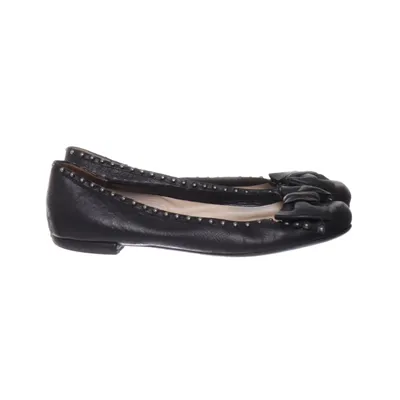 Ballet flats (Black) from Prada Leather